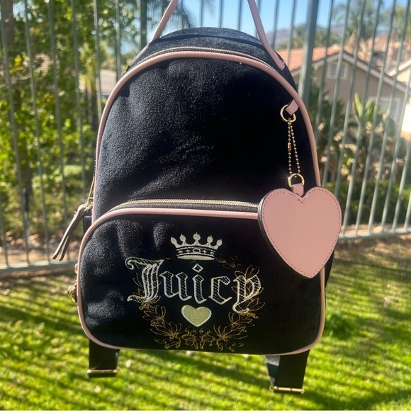 JUICY COUTURE black and pink mini backpack , NWT​​ main image 7
